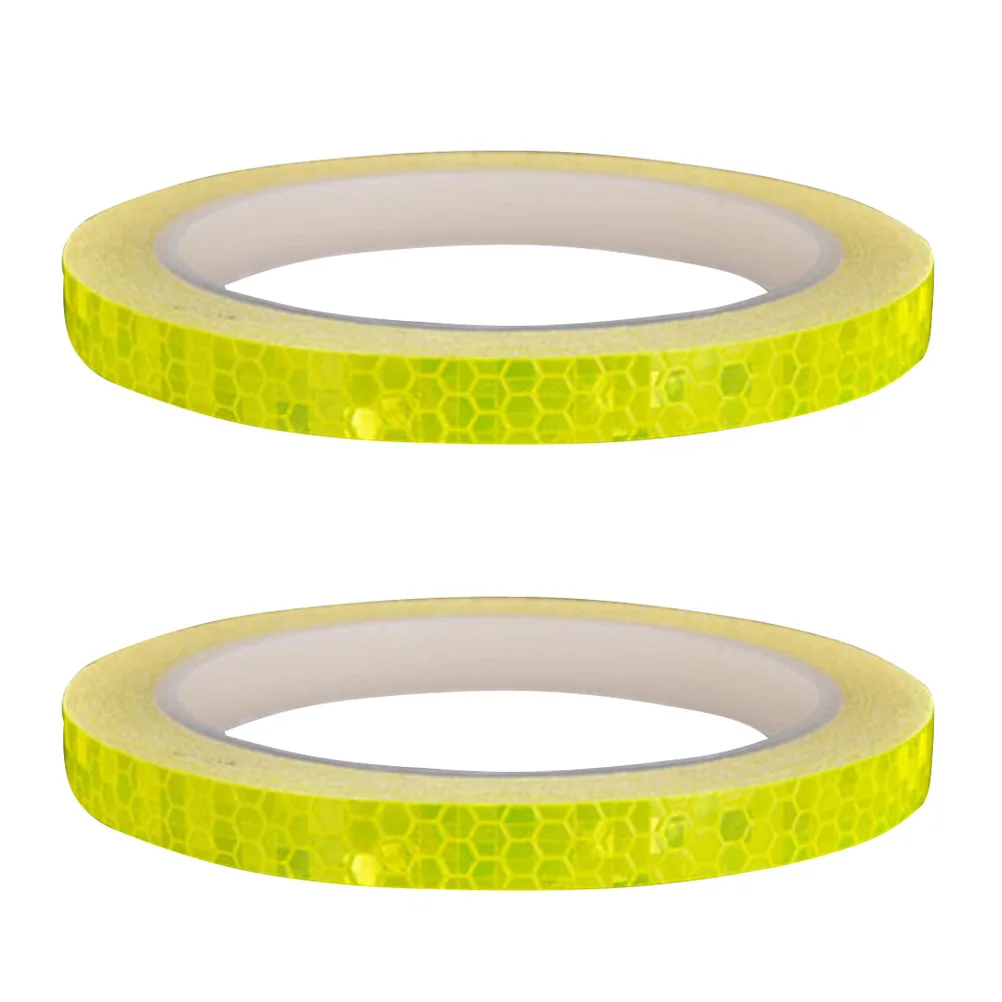 

2pcs Wheel Body Stickers Reflective Material For Bike Motorcycle Mountain Bicycle Rim Night Safety Warning Tape Waterproof