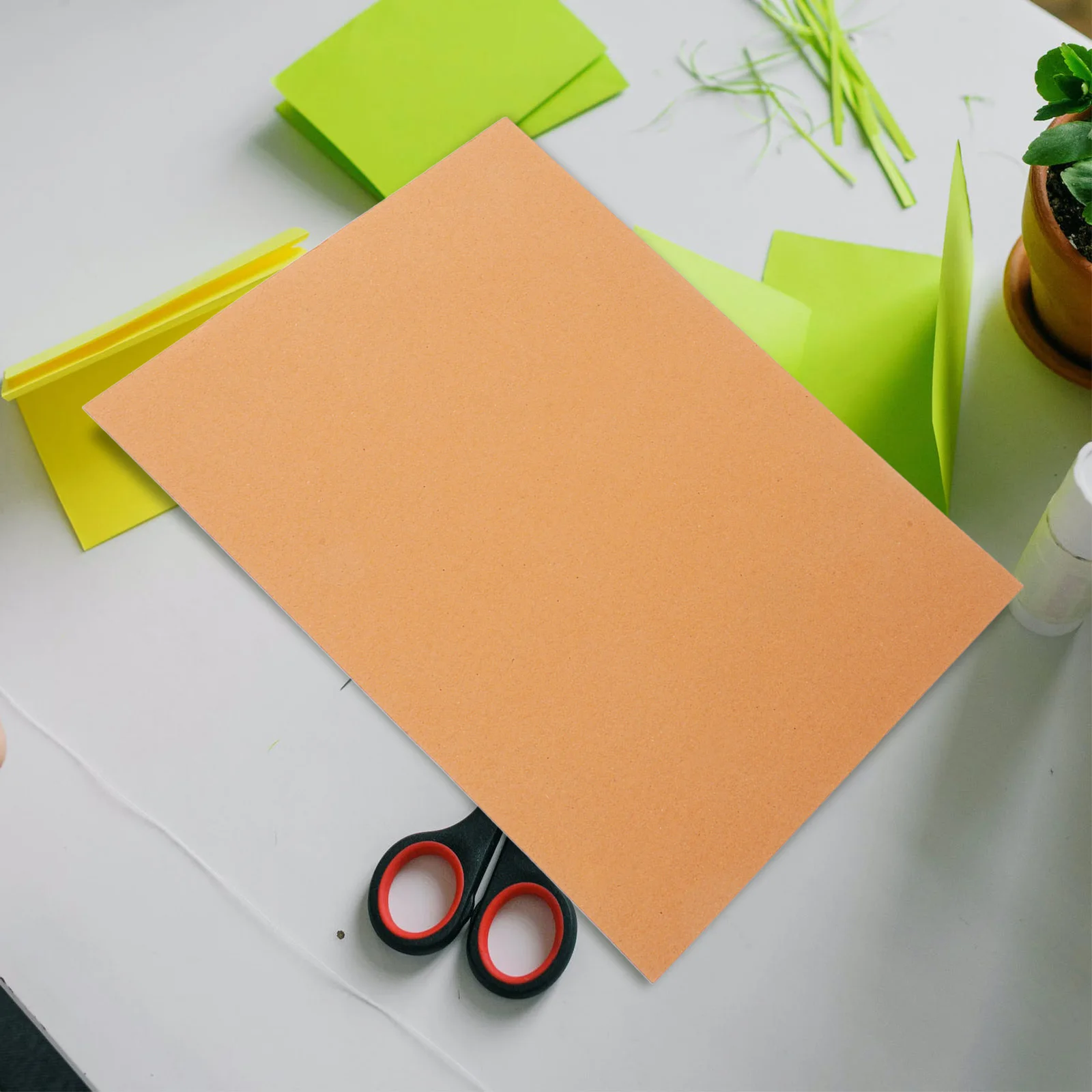 

100 Sheets A4 Kraft Paper Blank Card Papers for Painting Folding DIY Projects Accessories Craft Making Kids Activity Supplies