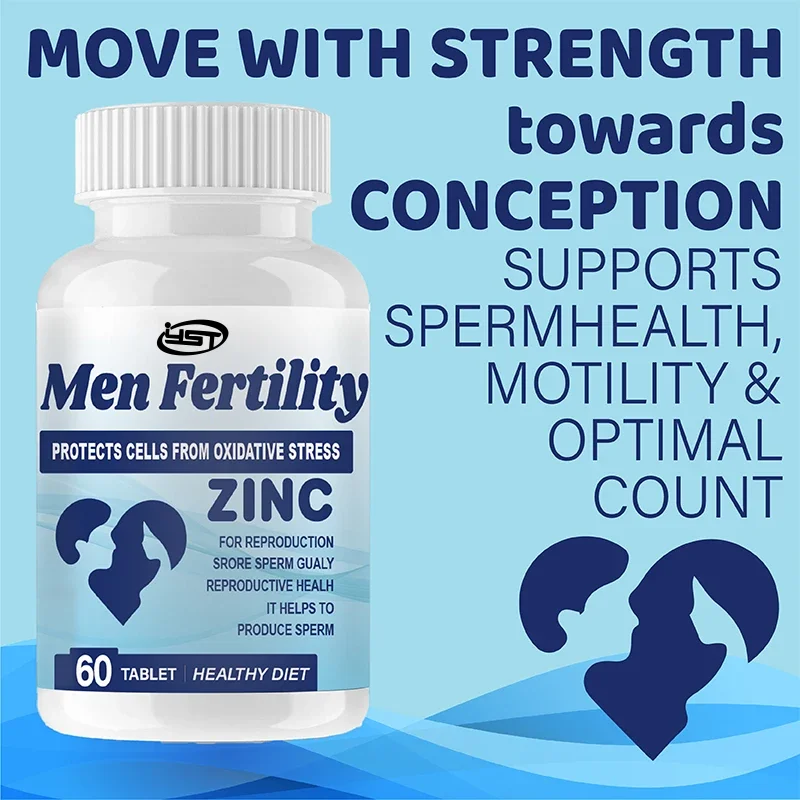 Men Fertility Tablet and Fertility Supplement - Prepares The Body for Pregnancy - Reduces Infertility Risk, Non-GMO