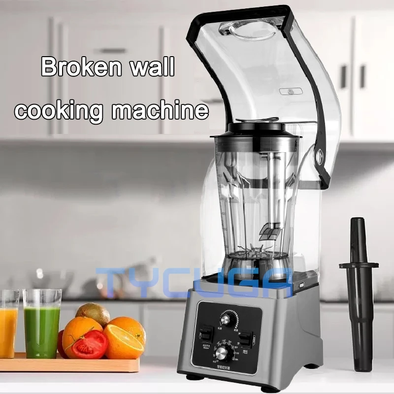 

Smoothie Maker & Commercial Blender Milk Tea All-in-One Automatic Soy Milk & Ice Crusher, Multifunctional Kitchen Appliance