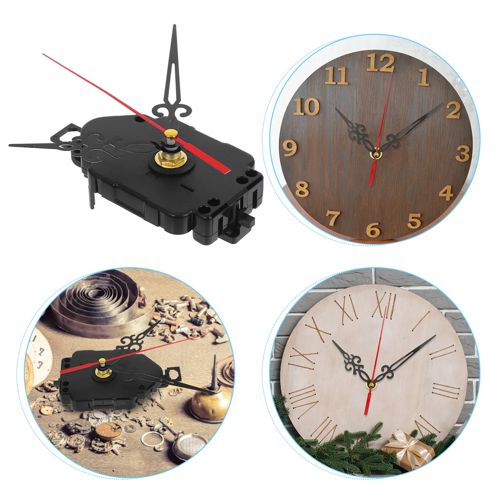 

Swing Wall Clock Movement Mechanism Replacement Mechanical Repair Parts Pendulum Diy Hands Non-ticking