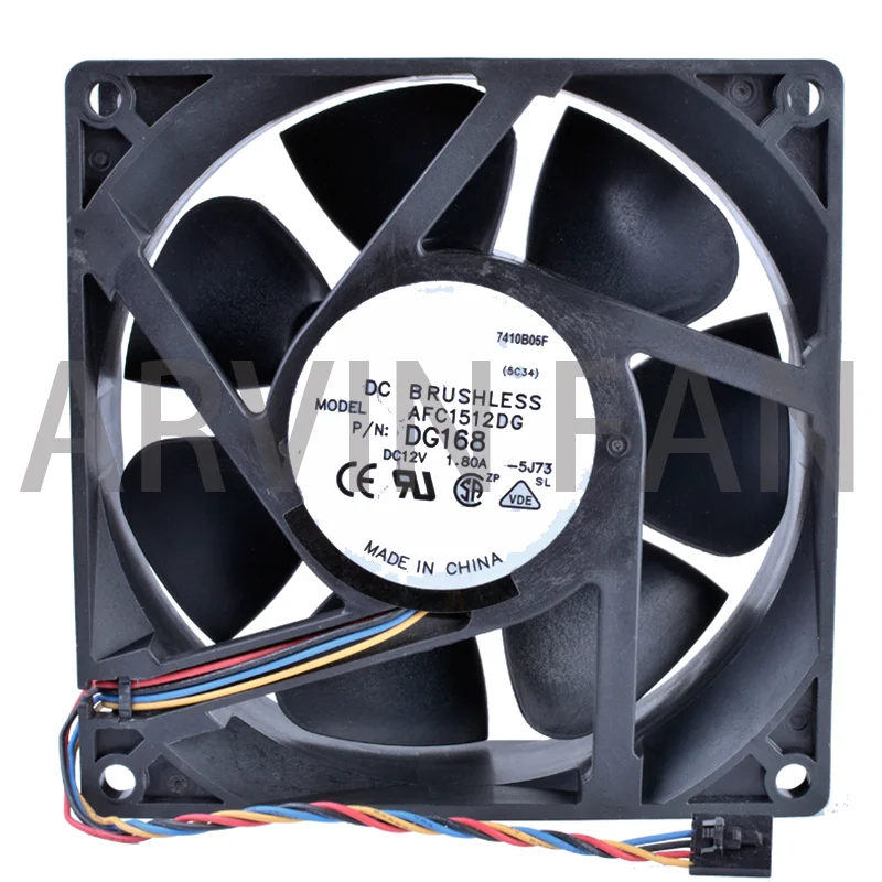 

New Original 15050 12V 1.80A AFC1512DG DG168 15CM 150x150x50mm Double Ball Bearing Air Volume Server Cooling Fan