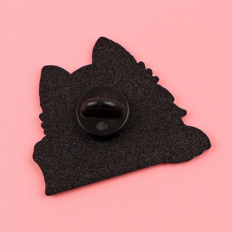 الكرتون لطيف كلب سلسلة الحيوان بروش شارة الملابس عودة التعبئة والتغليف اكسسوارات DIY بها بنفسك قبعة وشاح اكسسوارات هدايا العيد