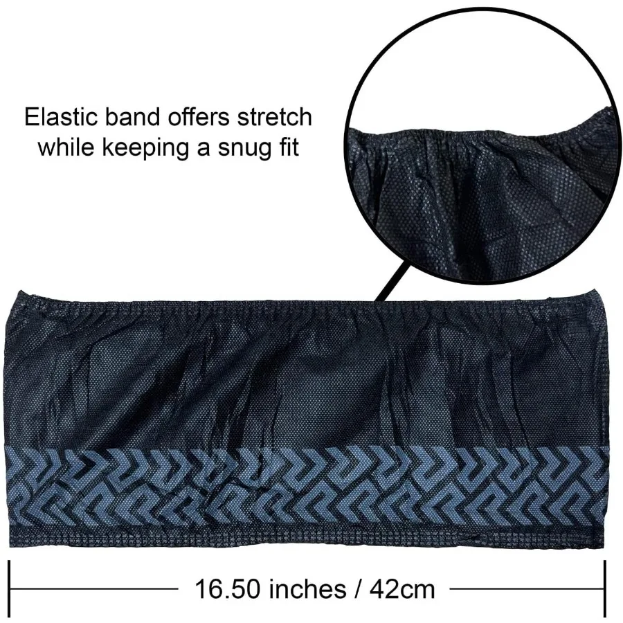 Бахилы FancyStyle, 200 шт., одноразовые черные бахилы для медицинских строительных и промышленного использования, легкие дыхательные бахилы