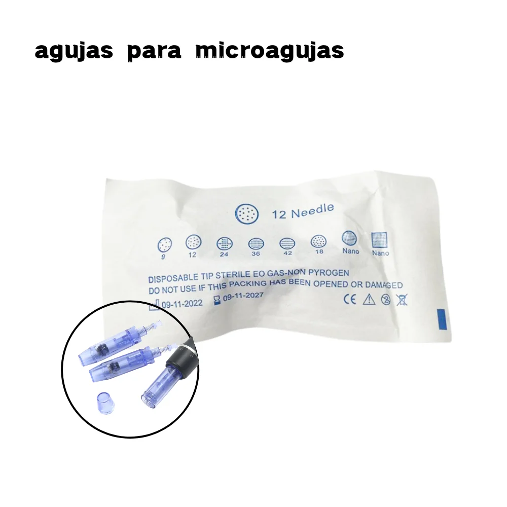 10/50PCS A1 Needles Agujas Para Microagujas 12 36 42 Tips Disposable Tattoo Needle Cartridges Replace