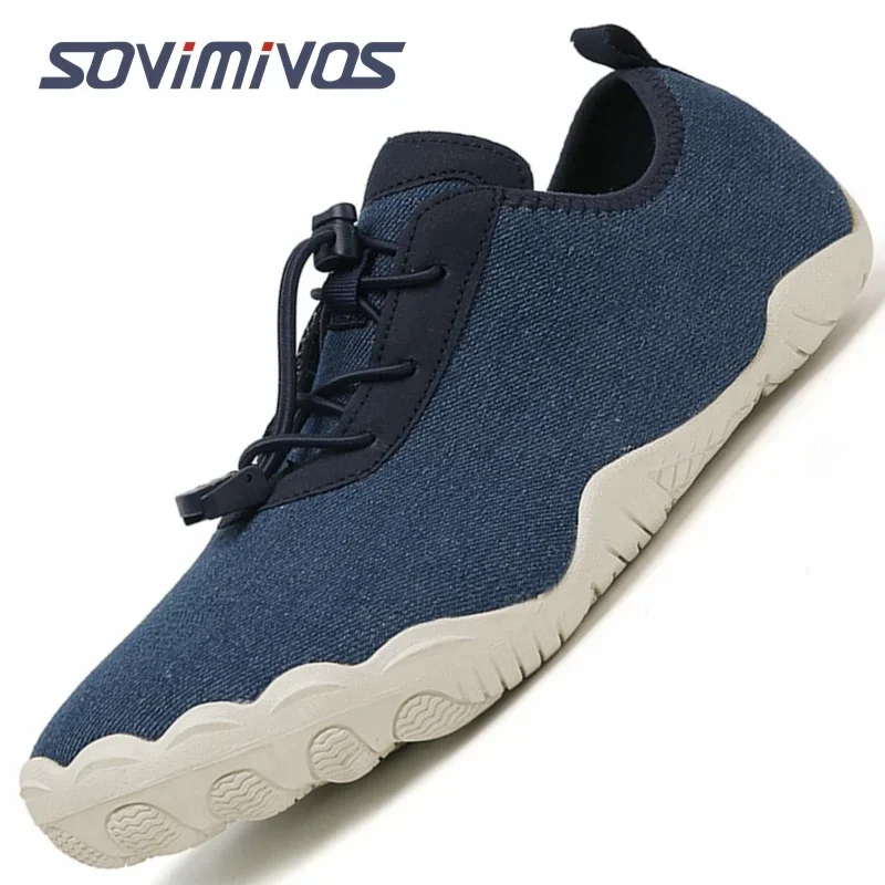 Tênis minimalista de trail runner, cross-trainer masculino, sapato minimalista e descalço, sola zero drop, caixa de toe larga, feminino