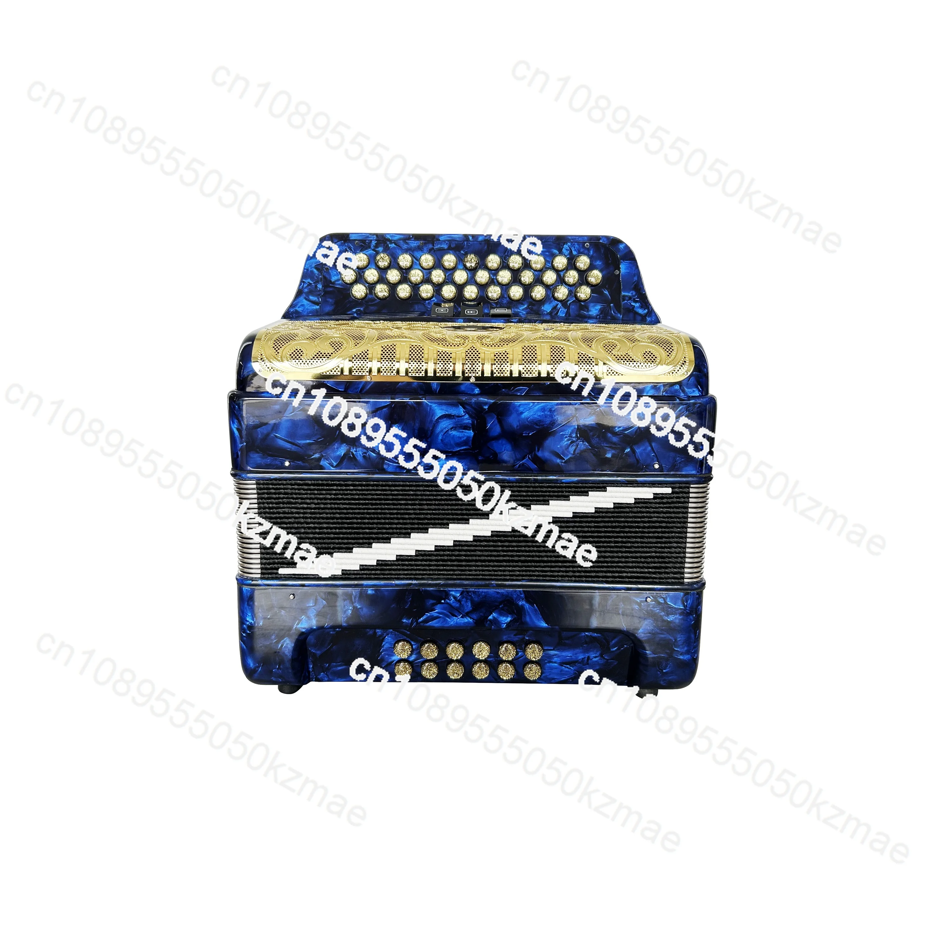 

В НАЛИЧИИ SEASOUND 34 кнопки 12 басов 3 Registers Синий целлулоид Золотой гриль Золотые кнопки Аккордеон Аккордеон Музыкальный JB341