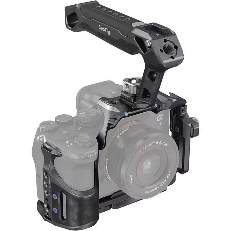 WAP01 SmallRig A7 IV Cage with Top Handle and Clamp for Cable Basic Kit for Alpha 7R V/Alpha 7 IV/Alpha 7S III - 3708