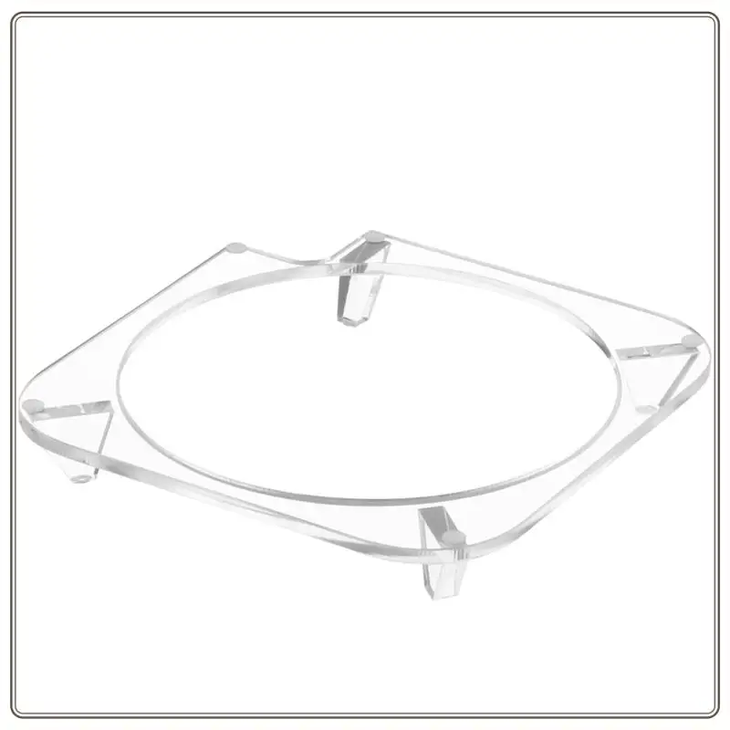 موثوق به - لجهاز Mac Mini M4 2024 حامل أكريليك لتثبيت سطح المكتب وتبديد الحرارة، موفر للمساحة، سهولة الوصول إلى زر الطاقة، لـ