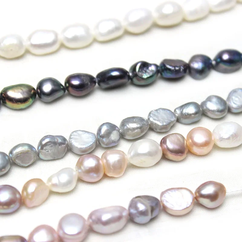 100% Natural Colorful Freshwater Pearl Irregular Baroque Pearls Bead For Jewelry Making DIY Bracelet Necklace 14\