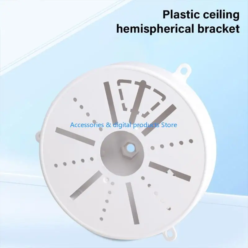 77JD صندوق وصلات كاميرا على شكل قبة احترافي للتركيب على الحائط والسقف مع ميزة إخفاء الكابل بغلاف كاميرا على شكل قبة #3