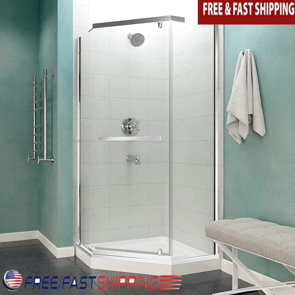 

Semi-Frameless Shower Door with Scratch Resistant Tempered Glass High Power Steam Bath Vaporizer Machine Touch Pad Temperature
