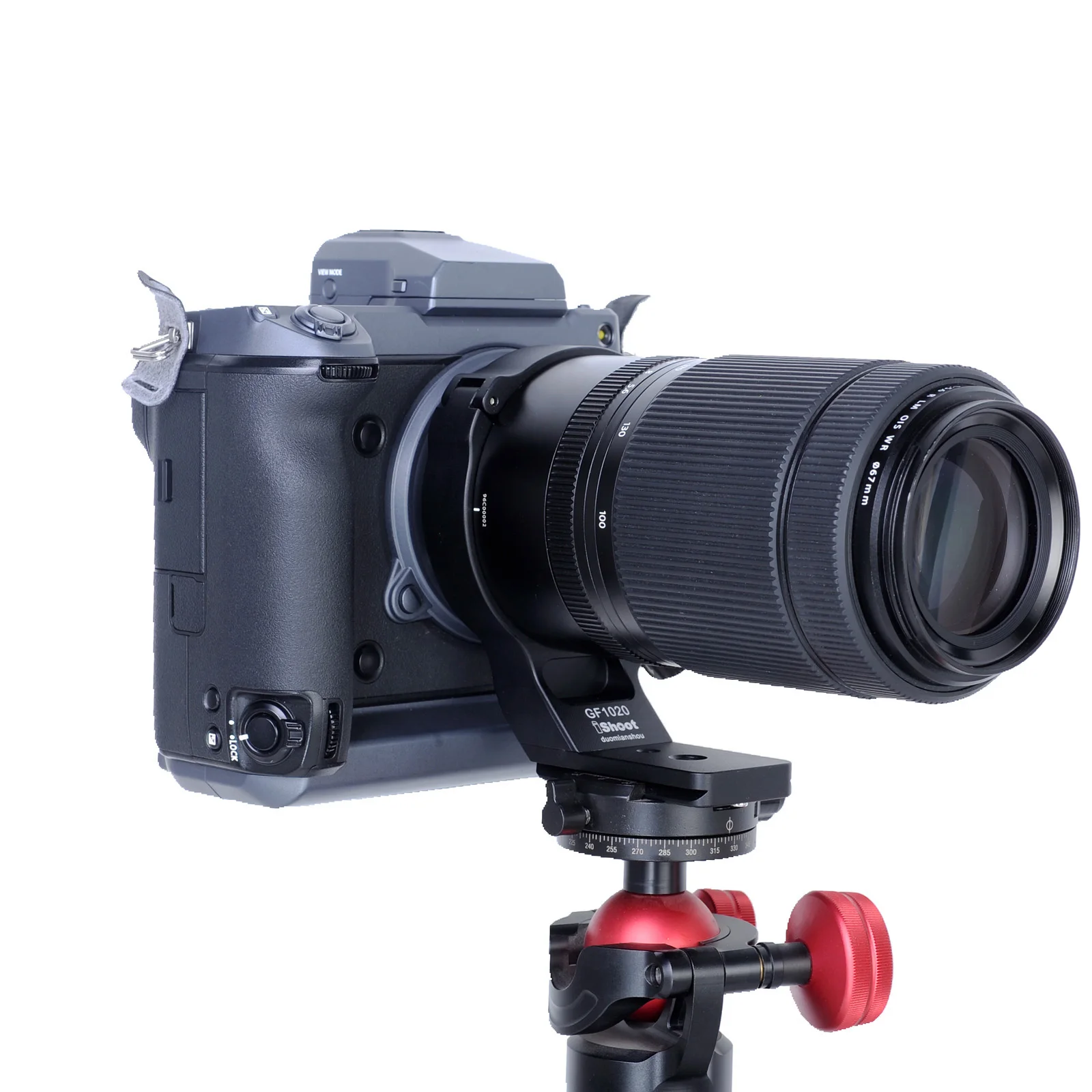 Monte o tripé do colar para Fuji GF, IS-GF1020, 100-200mm, f 5.6 R LM OIS WR