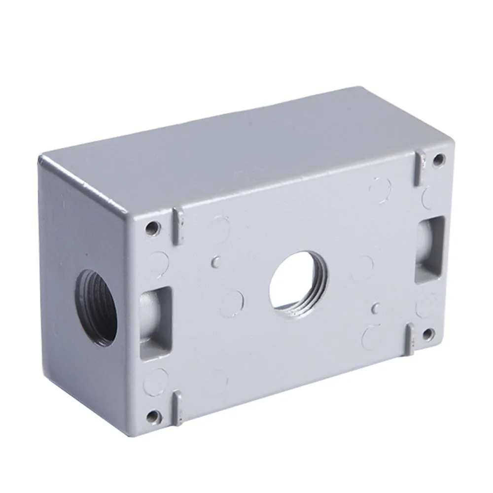 Waterproof NEMA L5-50R 6-30R 10-30R 10-50R 14-30R 14-50R US Industrial Receptacle Metal Mount Back Box Wire Concealed bottom Box