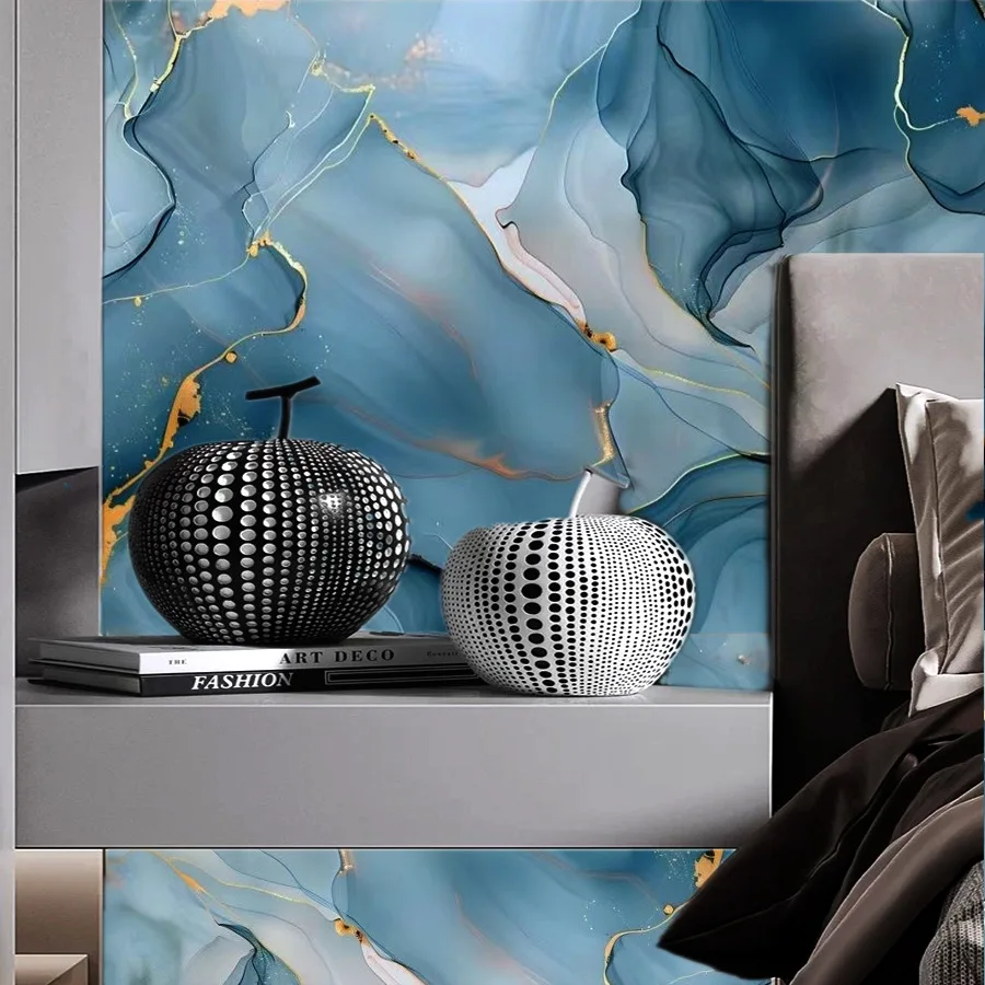 Luxury Gilded Marble Wall paper, Home Renovation Material, Marble Wall Panels for Stunning Background Walls and Interiors