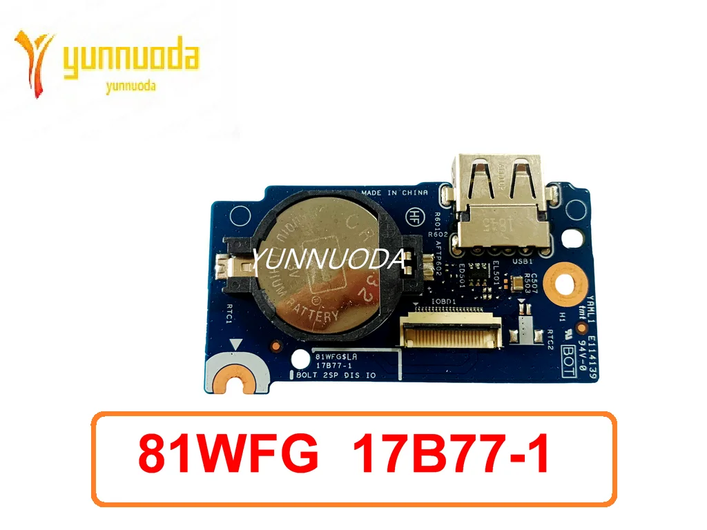 Original for Dell Inspiron 15 5583 USB Card Reader IO Circuit Board 81WFG  17B77-1  CN- 0C76DD 100% tested good