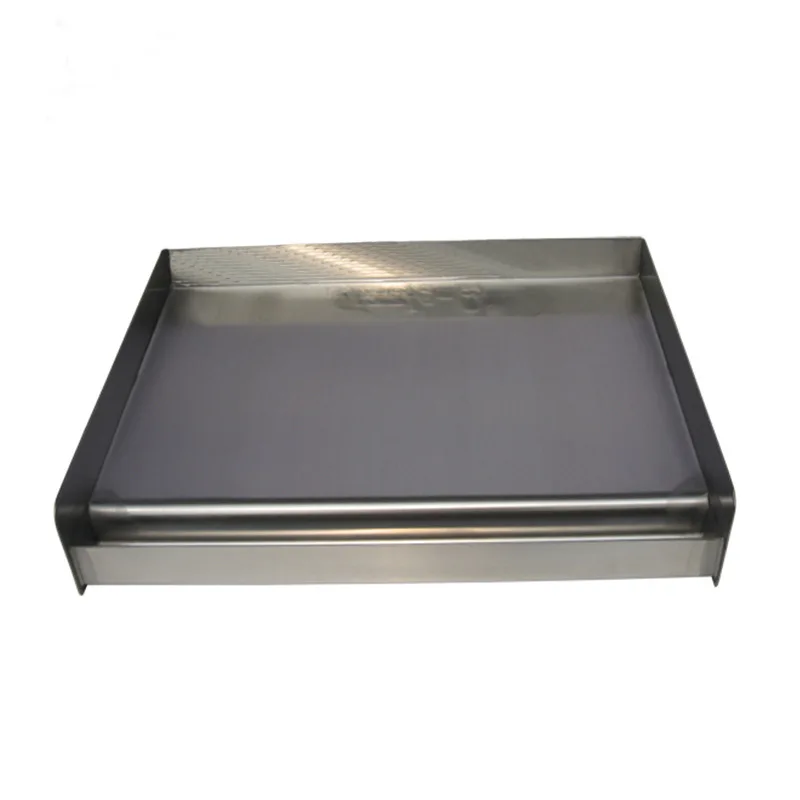 430 stainless steel baking pan, oven, flat top plate with oil slot handle, gas charcoal grill, splash-proof and easy to clean