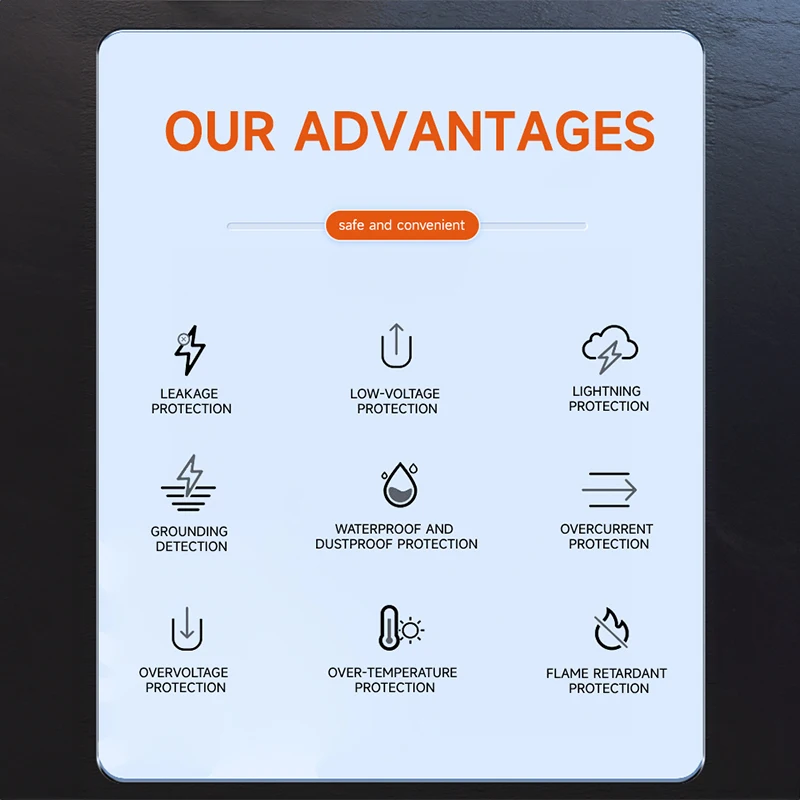 شاحن السيارة الكهربائية المحمول 32A كابل شحن لخزانة شحن السيارة الكهربائية مع كابل 5 أمتار