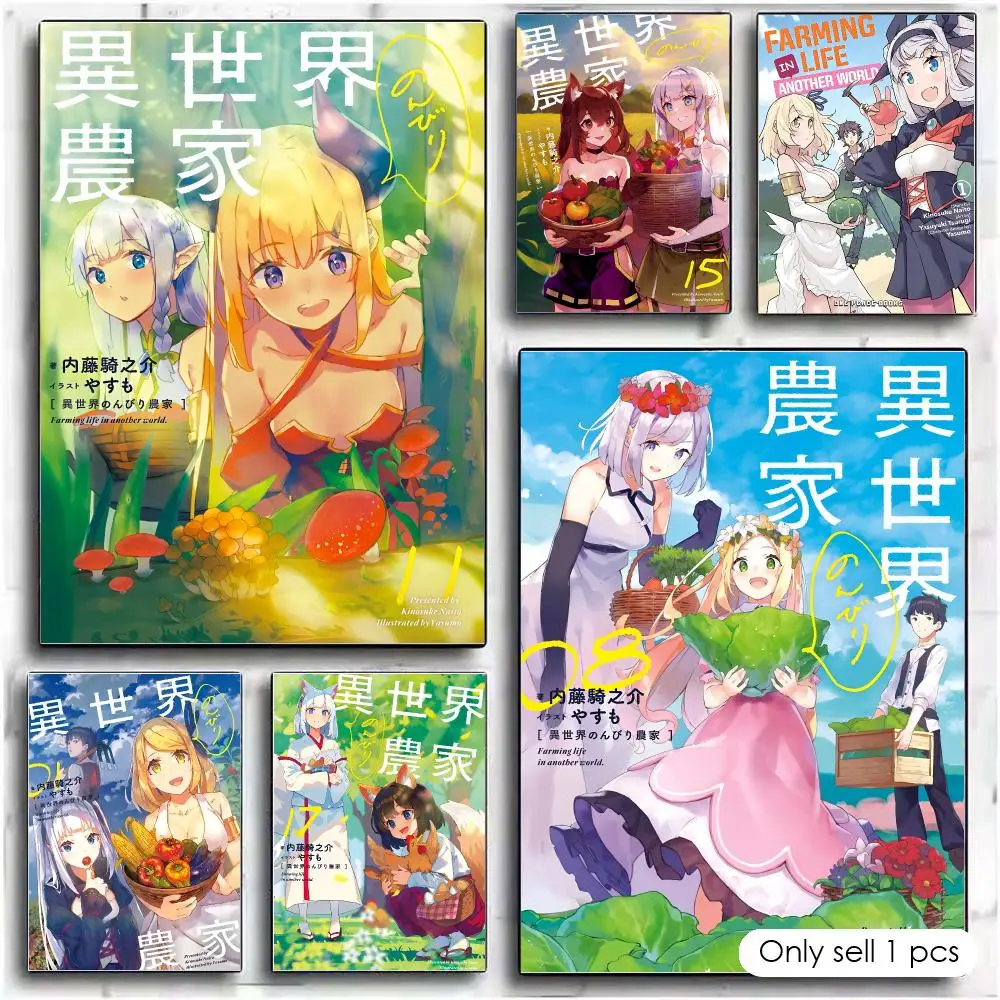 Anime F-Farming Life in Another World 2 Poster Modern PP Paper Wall Art Sticker Minimalist Decorative for Home Wall Decor Gift
