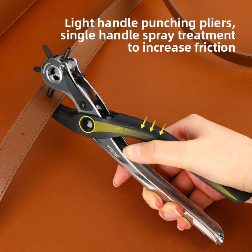 Tools Labor-Saving Hole Punch Pliers | Multi-Functional for Leather Straps, Bags & Paper - Models DL0400, 1919A/B/C