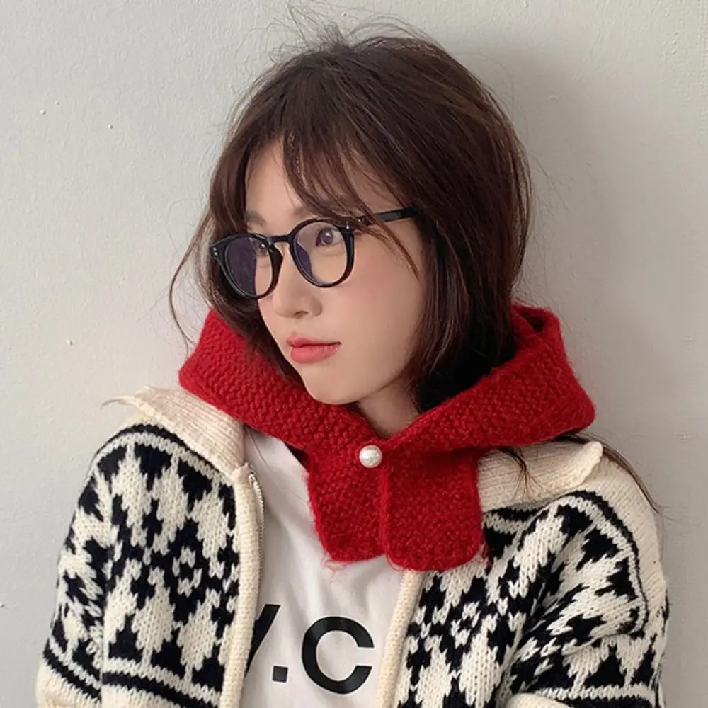 

Повседневная шерстяная вязаная балаклава-шапка: защита от холода, сохранение тепла, воротник-капюшон, однотонная, с защитой ушей, осенняя