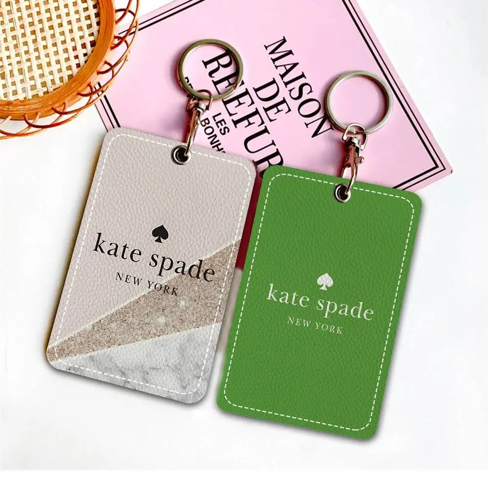 Porta Tarjetas Rectangular con Diseño de Flor de Espadas Clásico K-Kate, Porta Tarjetas de Crédito, Porta Tarjetas de Identificación para Estudiantes, Funda para Tarjetas de Autobús