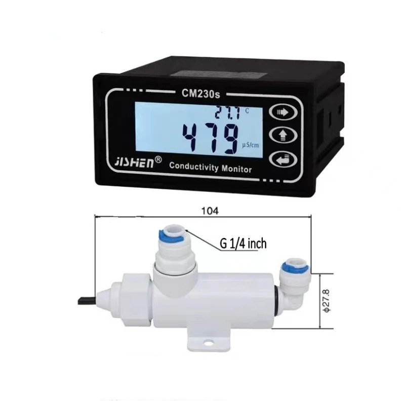 CM-230S Conductivity Meter Online Conductivity Meter Conductivity Electrode TDS Instrument EC Meter