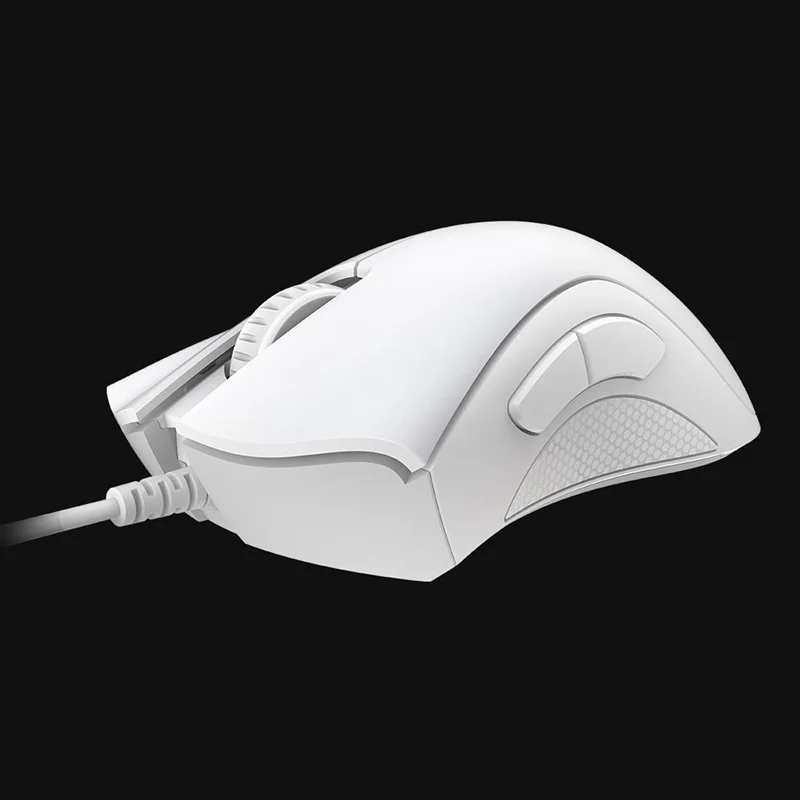 Imagem -05 - Razer Deathadder Essential Gaming Mouse Original Branco 6400dpi Sensor Óptico Botões Independentes para Laptop pc Gamer Preto