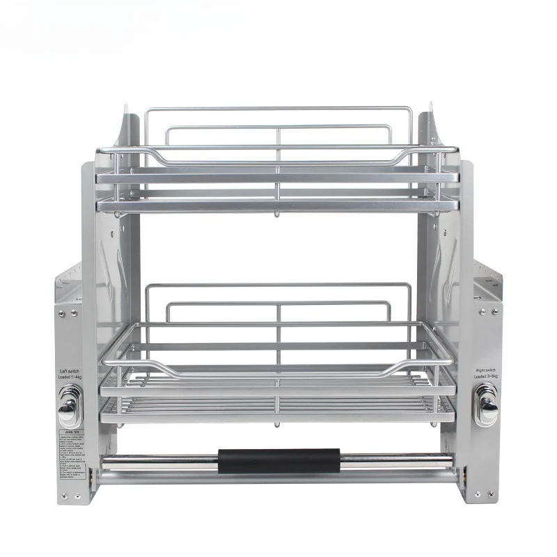 

Cabinet Hanging Cabinet Lifting Basket Pull-down Kitchen Storage Rack