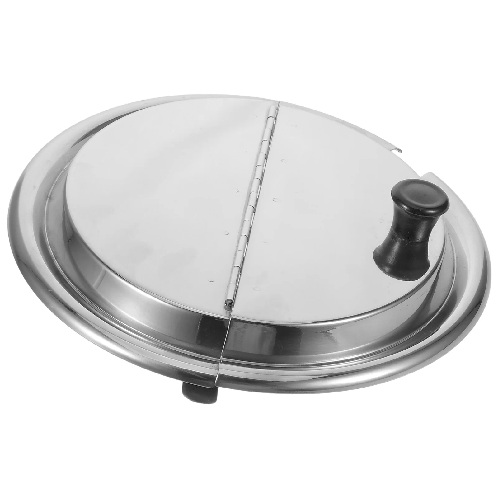 

Stainless Steel Pot Lid 25Cm Round Universal Cookware Cover For Frying Pans Woks Saucepans Skillets Griddles Heat