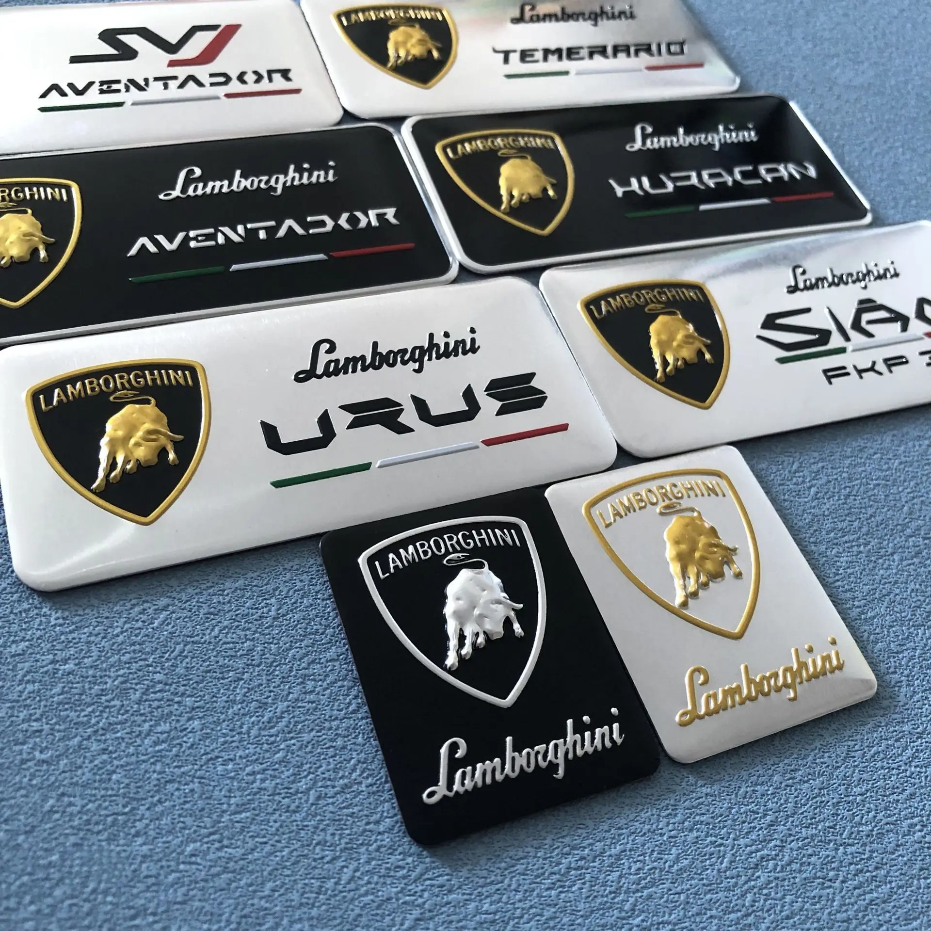 Adesivo de alumínio para carro, padrão Ferrari, decalque de substituição para Lamborghini LP570 LP610 Urus