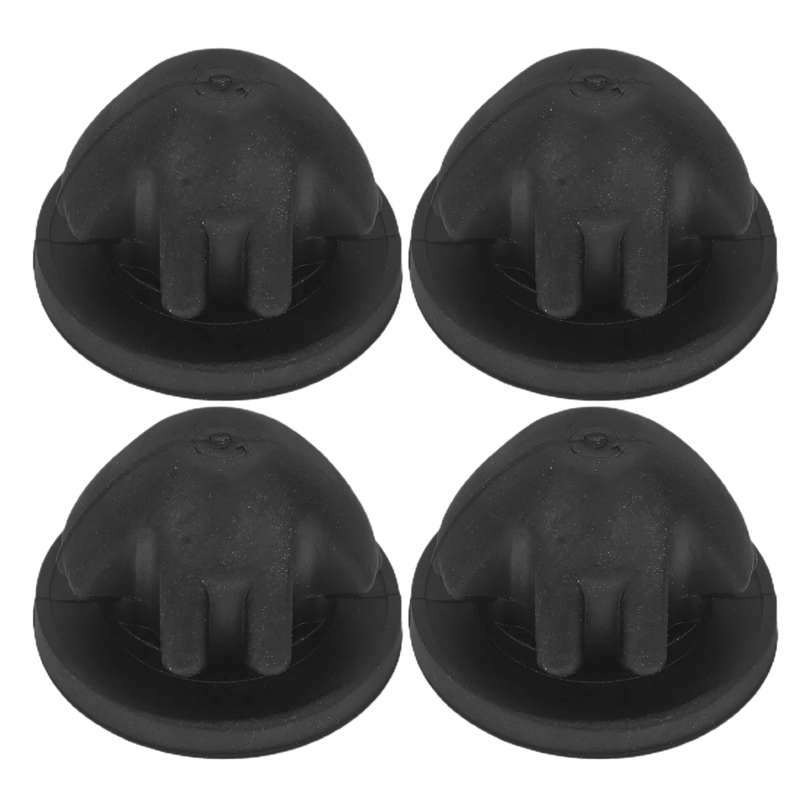 4Pcs Engine Hood Rubber Mounts Cushion Pads Car Hood Grommets Engine Cover Shock Absorber Trim Buffers Anti-Vibration Blocks