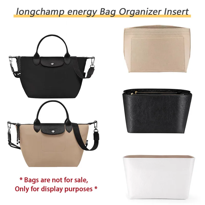 Purse waterproof Organizer Insert for Handbags,Felt Bag Organizer for Tote,Bag Organizer Insert Compatible with longchamp energy