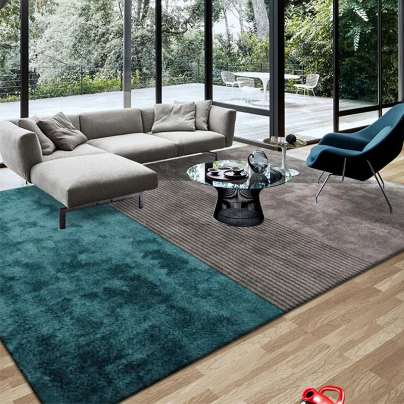 

Nordic Black Green Rugs Carpet For Living Room Home Bedroom Concise Rug Thick Coffee Table Mat Modern Carpet Soft Study Rug