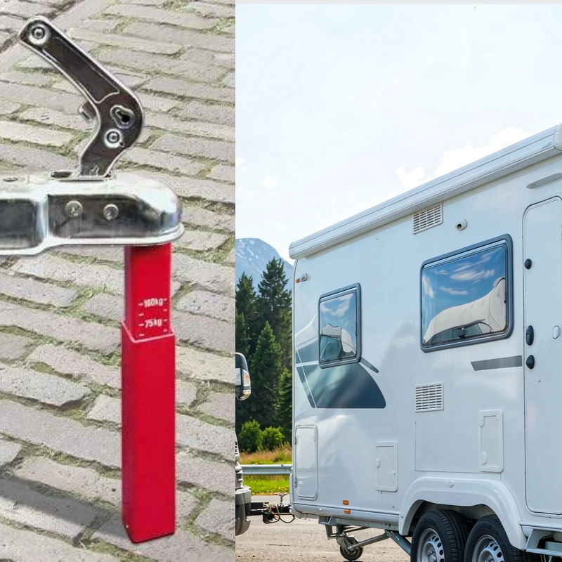 1Pc RVs Caravan Front Axle Load For Light Motorhome Trailers Load Indicator Tow Ball 50–100 Kg Trailer Weight Scale Measurement