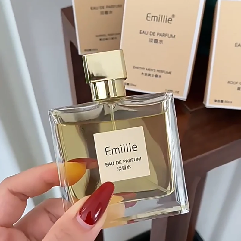 

Luxury Gold High-end Women's Perfume Floral Rose Fragrance High-end Long-lasting Woody Men's Parfum Unleash Charm Casual Perfume