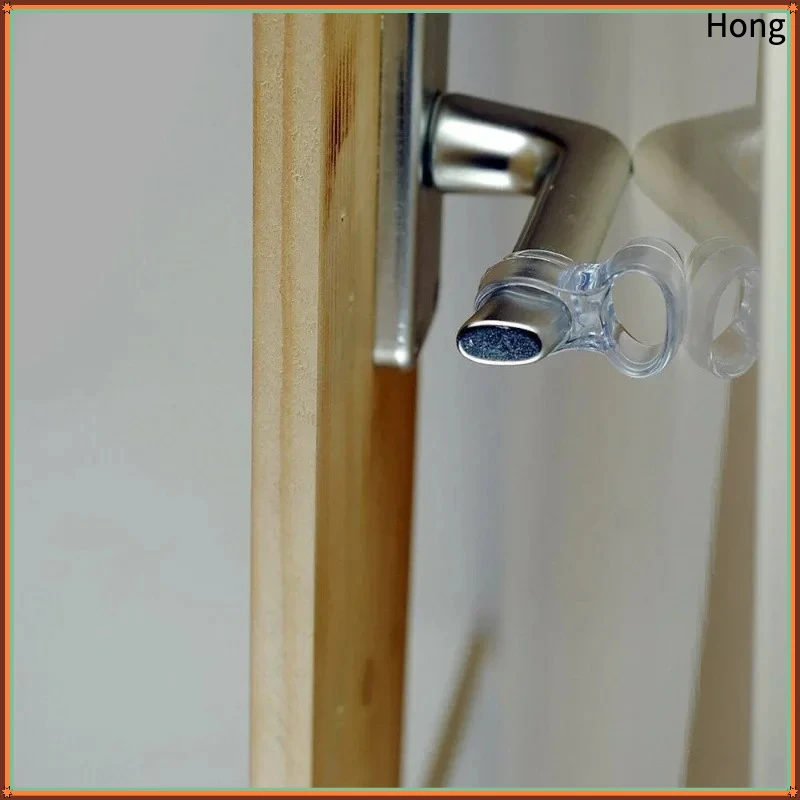 Baby Door Stopper Shock Pad Safety Protection, Door Handle Buffer Wall Sticker Silica Gel Doorstop for Home Furniture