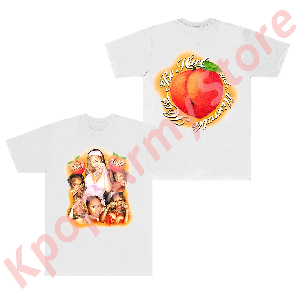 

Женская/Мужская Винтажная Футболка Rapper Latto Cry, с коротким рукавом