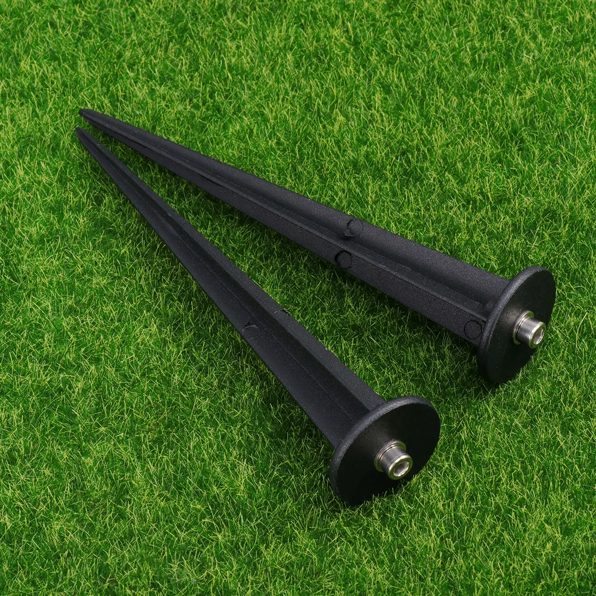 

4Pcs Durable Ground Spike Lawn Lamp Stakes Landscape Lights Garden Decoration Accessories Black