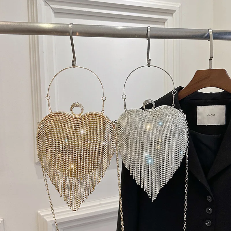 

Вечерний клатч со встроенными бриллиантами, женская сумочка для вечеринок и встреч, универсальное полиэфирное волокно Dr Accory