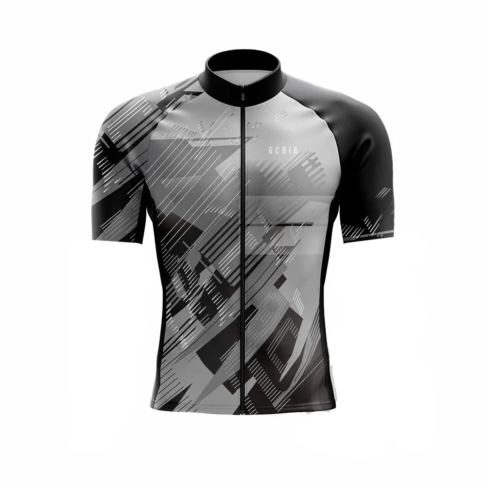 GG Men's Road Cycling Jersey, MTB Maillot Bike Shirt Downhill Jersey, Mountain Bicycle Clothing, Aero Breathable Fabric To