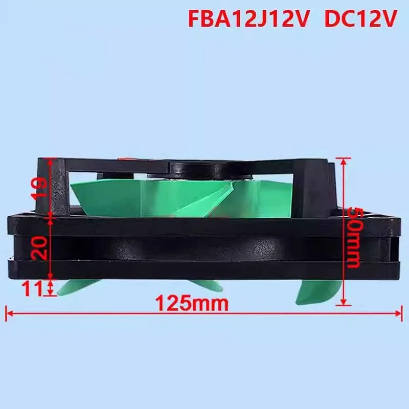 Cooling Fan 1PC New FBA12J12V Fridge Fan For Refrigerator Cooler Repair Parts DC12V 0.35A