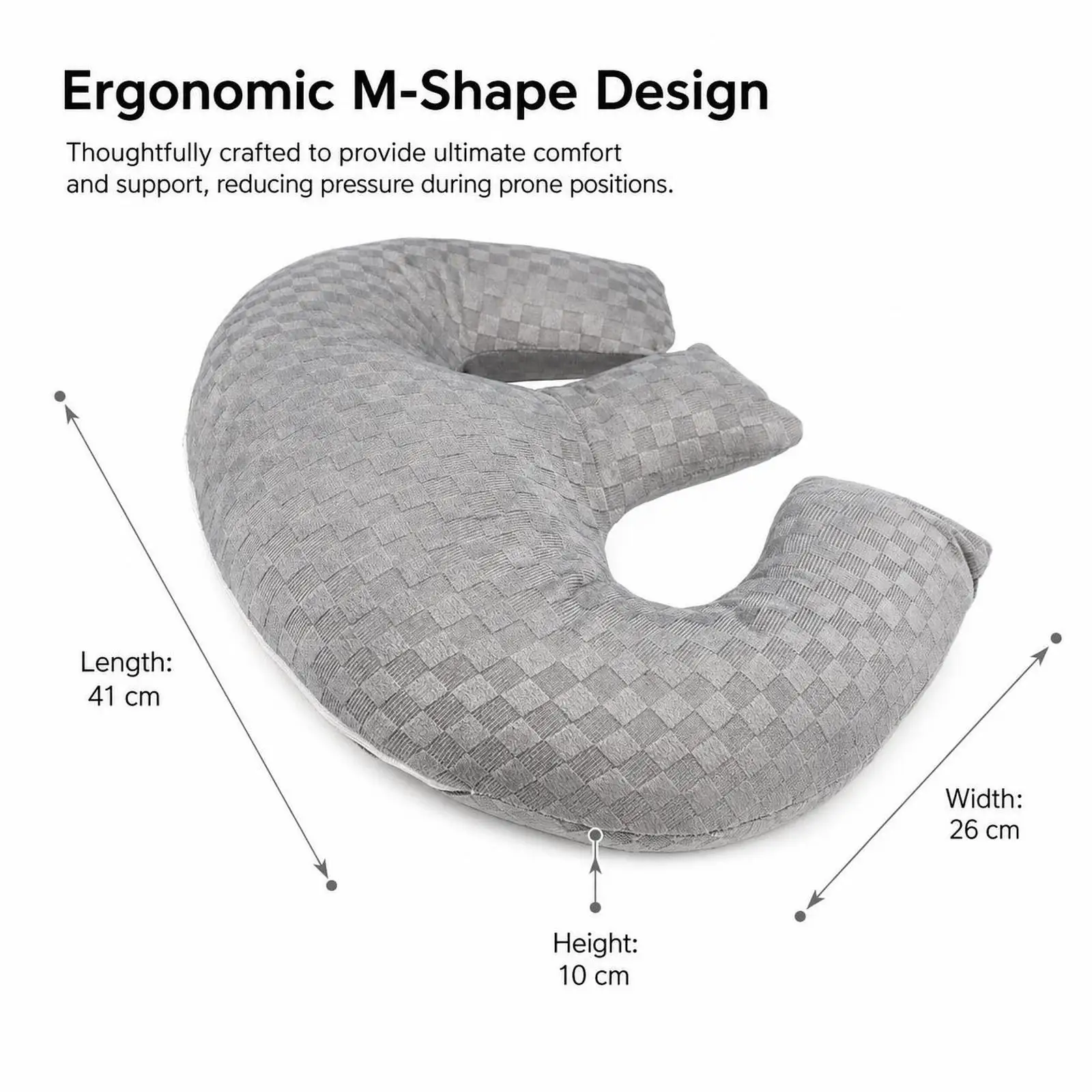 Breast Pillow Hollow Lightweight Soft Removable Cover Chest Pad, Massage Chest Cushion for Sleeping Spas Home Beauty Salon