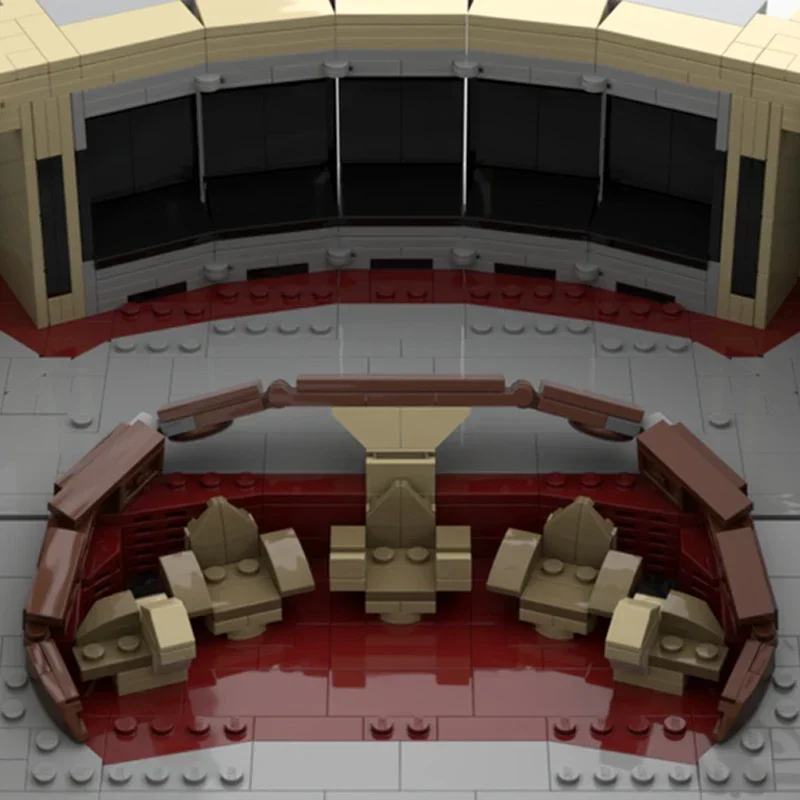 USS الإمبراطورية الجسر الرئيسي التكنولوجيا وحدات كتل ستار فيلم نموذج Moc قوالب بناء هدايا عيد الميلاد اللعب لتقوم بها بنفسك مجموعات الجمعية