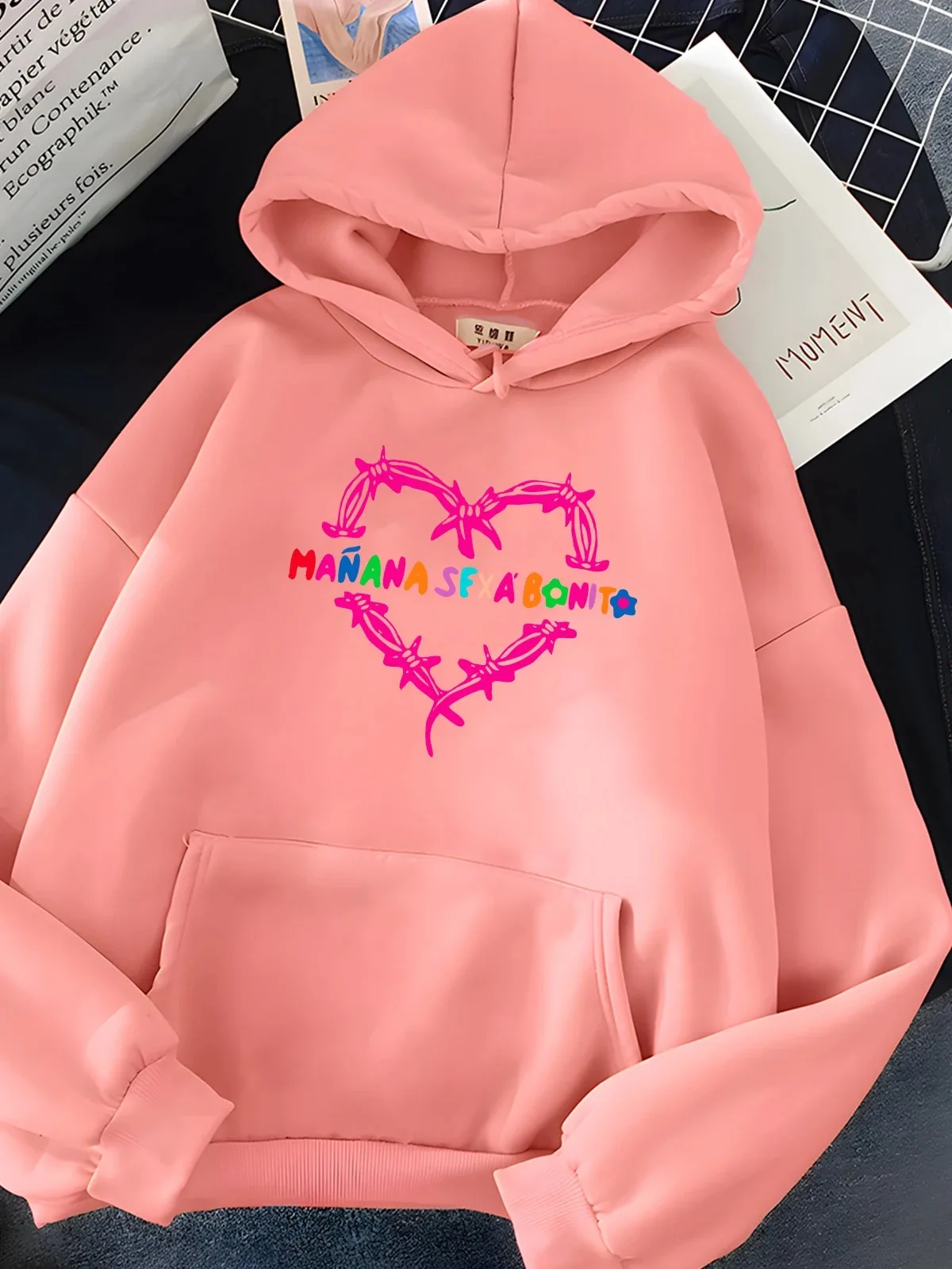 Karol G Mana Sera Bonito With Hearth Hoodie Trendy Retro Music Sweatshirt Manana Sera Bonito Cute Karol G Hoodie Sweatshirt