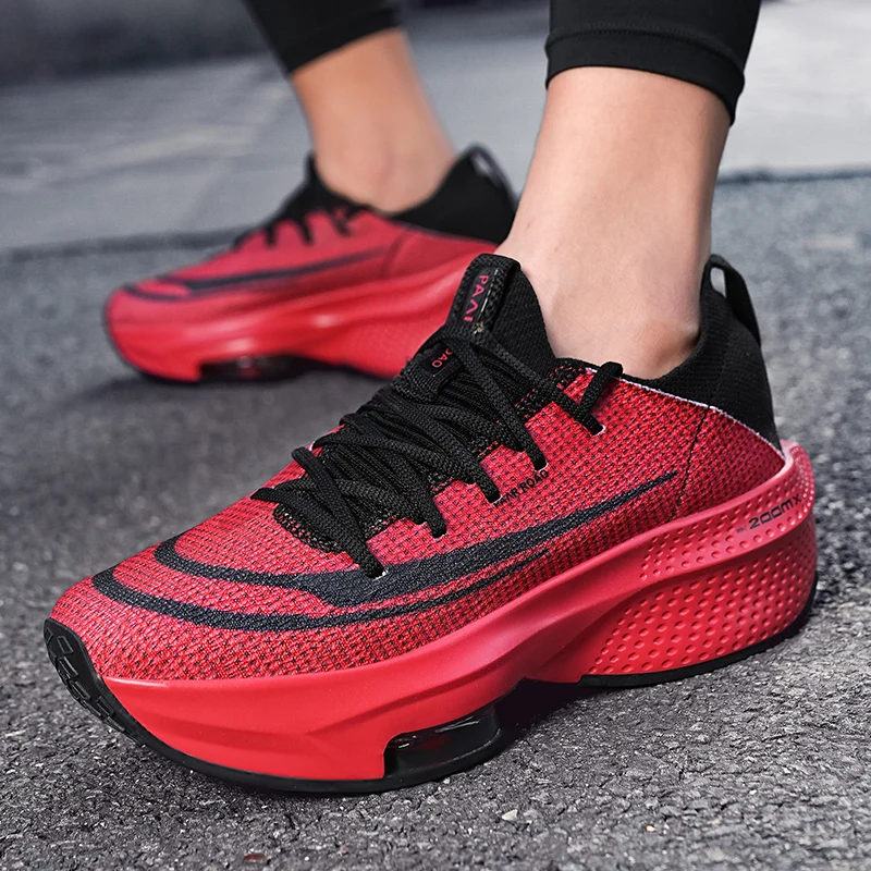 أحذية رياضية جديدة للجنسين كاجوال للفصول الأربعة مريحة ونعل سميك وجيدة التهوية ومتعددة الاستخدامات ومقاومة للاهتراء للجري والترفيه #3