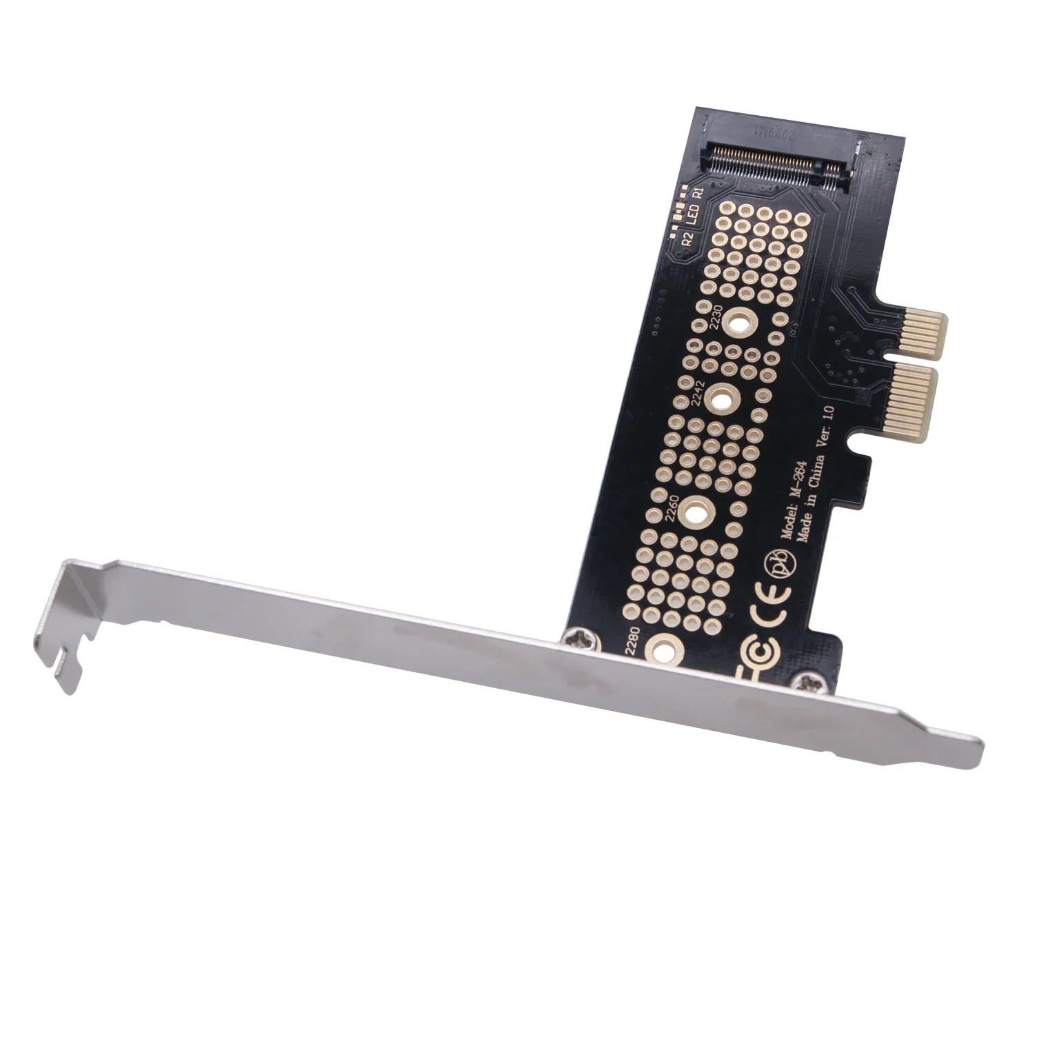 M.2 To PCIE X1 Desktop Expansion Card M2 Hard Disk NVME Protocol Transfer SSD Reader Test Card Adapter Converter Riser Pci-e 1X