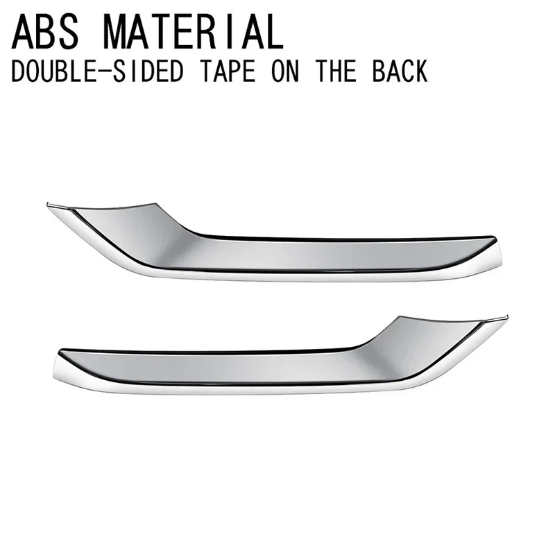 

Car Chrome Front Bumper Lower Grille Trim for Honda HRV HR-V Vezel 2021 2022 Strips Fog Light Cover Trim Electrosilvering