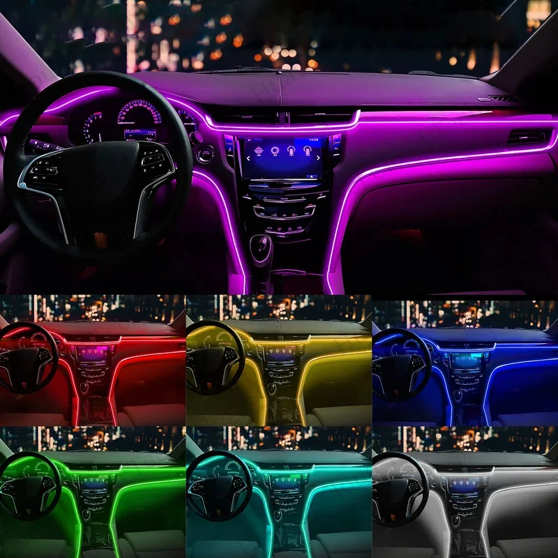 DC12V LED الألياف البصرية مصدر الضوء LED باعث مصباح لاستخدام السيارة الجانب تألق المنزل مصباح الإضاءة الزخرفية الصغيرة #6