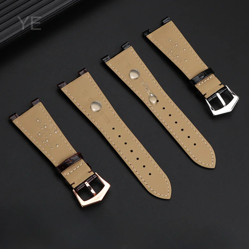 ساعة بحزام من الجلد الطبيعي من باتيك في المئة من جلد البقر من السلسلة ، ، ، ، ، نولش ، نوتش ، نعومة ومشرقة ، 25